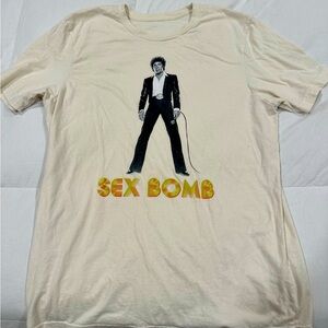 SEX BOMB TOM JONES White T Shirt